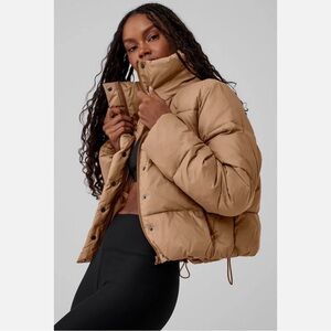 ALO Yoga Gold Rush camel Puffer Jacket